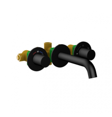 Смеситель для раковины с термостатом Timo Saona 2381/03SM черный